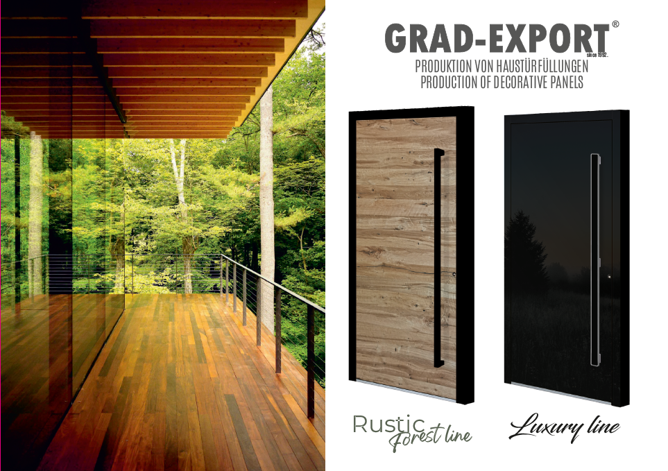 Eingangstüren Grad ALU RUSTIC LUXURY